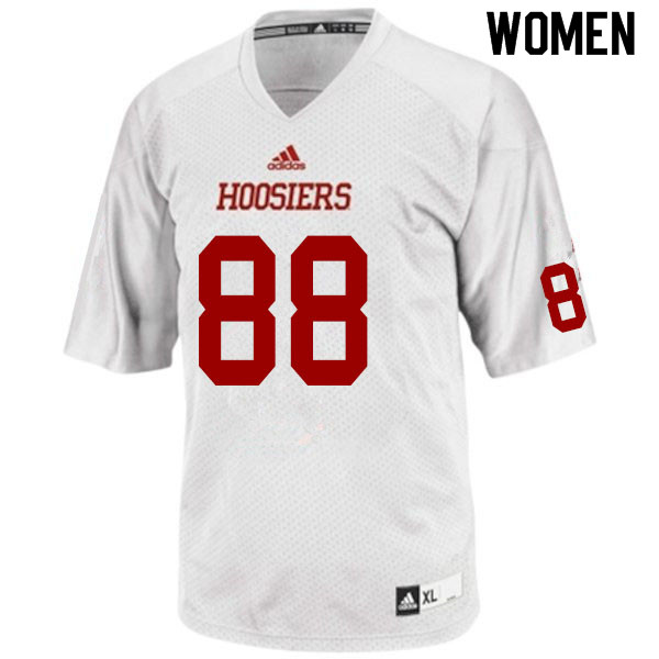 Women #88 Chris Freeman Indiana Hoosiers College Football Jerseys Sale-White